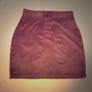Velvet skirt